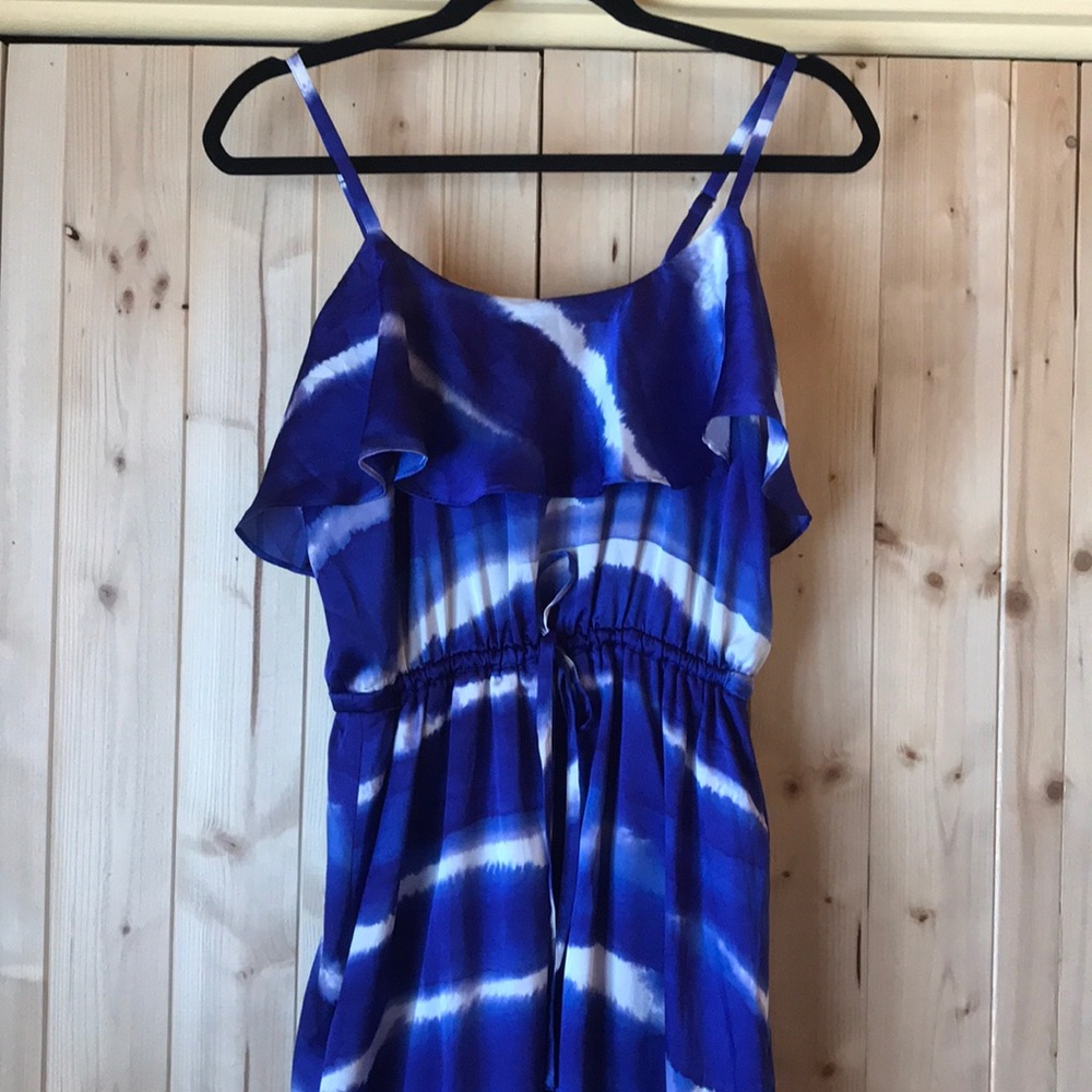 Tie-dyed High-low Dress